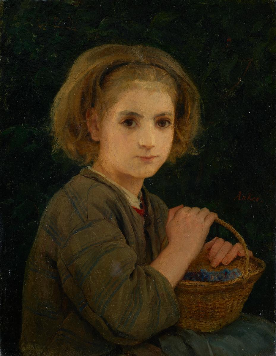 Bildnis eines Mädchens mit Korb